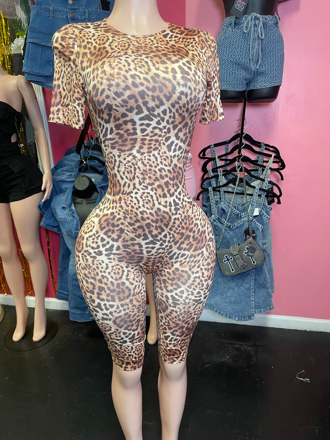 leopard jumpsuit