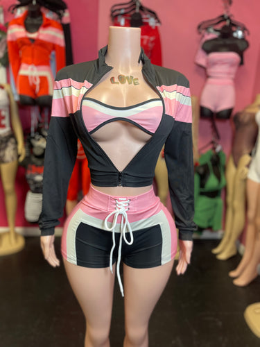 Pink/Black Set